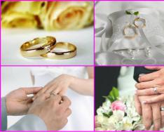 शादी की अंगूठियों के बारे में लोक संकेत