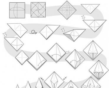Lirio de papel: descripción paso a paso de cómo hacer una flor voluminosa y una composición con tus propias manos (110 fotos) Lirio de papel de origami