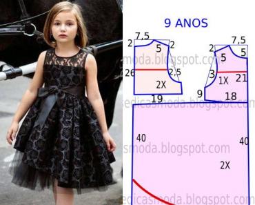 Pola pakaian untuk anak perempuan: kelas master